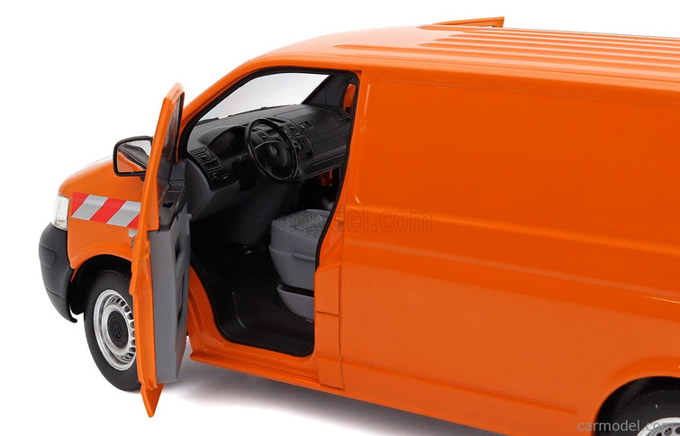 Volkswagen T5 Van Transporter 2003 1:18 Norev oranžová