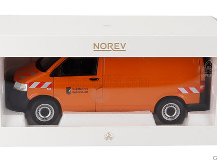 Volkswagen T5 Van Transporter 2003 1:18 Norev oranžová