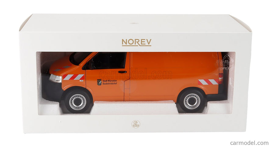 Volkswagen T5 Van Transporter 2003 1:18 Norev oranžová