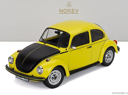 Volkswagen Beetle 1303 Maggiolino 1973 1:18 Norev žltá čierna
