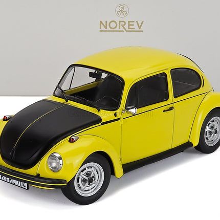 Volkswagen Beetle 1303 Maggiolino 1973 1:18 Norev žltá čierna