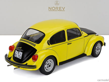 Volkswagen Beetle 1303 Maggiolino 1973 1:18 Norev žltá čierna