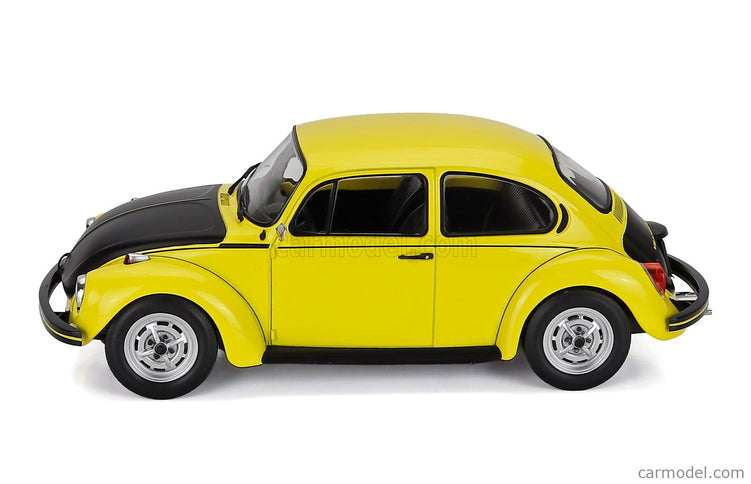 Volkswagen Beetle 1303 Maggiolino 1973 1:18 Norev žltá čierna