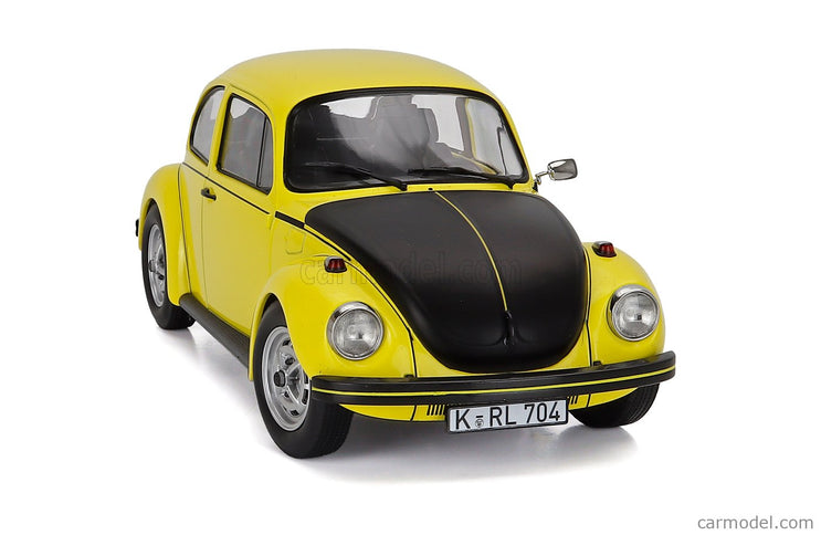 Volkswagen Beetle 1303 Maggiolino 1973 1:18 Norev žltá čierna