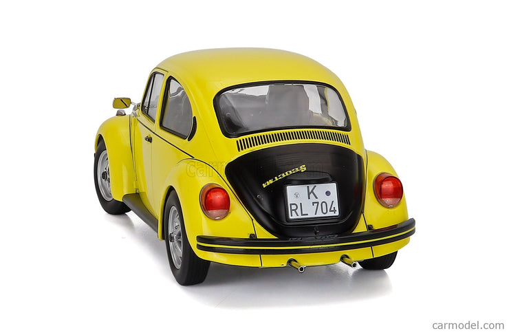 Volkswagen Beetle 1303 Maggiolino 1973 1:18 Norev žltá čierna