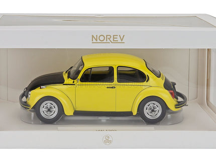 Volkswagen Beetle 1303 Maggiolino 1973 1:18 Norev žltá čierna