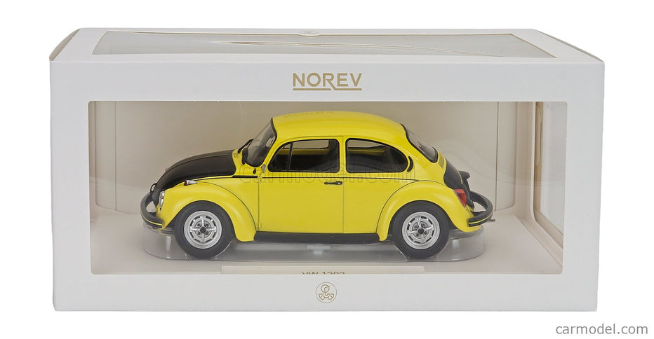 Volkswagen Beetle 1303 Maggiolino 1973 1:18 Norev žltá čierna