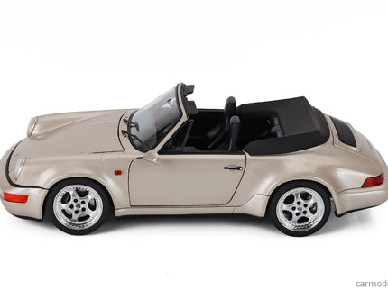 Porsche 911 964 Turbo Look Cabriolet 1992 1:18 Norev strieborná