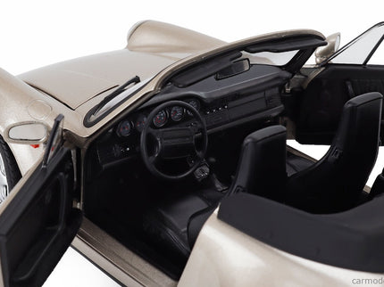 Porsche 911 964 Turbo Look Cabriolet 1992 1:18 Norev strieborná