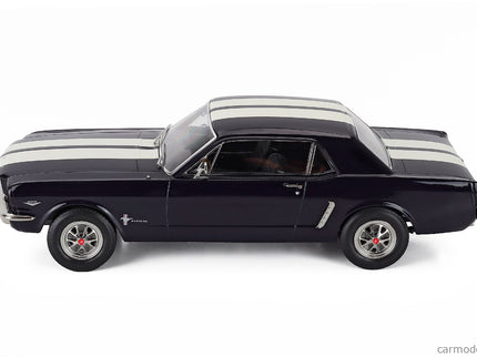 Ford Mustang Coupe Hard-Top 1965 1:18 Norev modrá biela