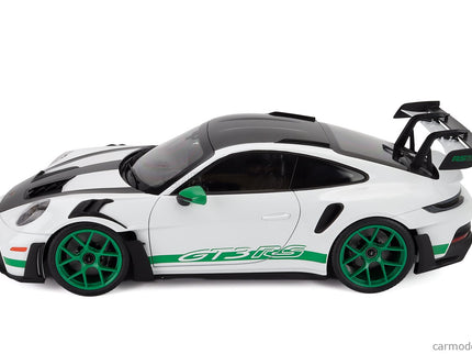 Porsche 911 992 GT3 RS Coupe 2022 1:12 Norev biela zelená