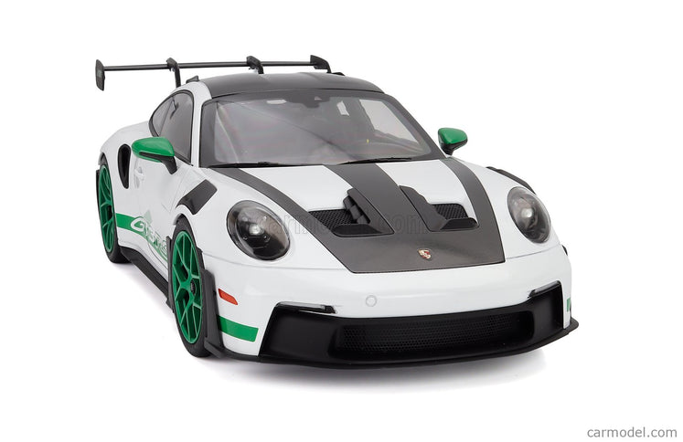 Porsche 911 992 GT3 RS Coupe 2022 1:12 Norev biela zelená