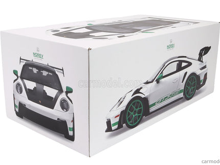 Porsche 911 992 GT3 RS Coupe 2022 1:12 Norev biela zelená