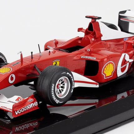 FERRARI | F1  F2002 N 1 WORLD CHAMPION SEASON 2002 MICHAEL SCHUMACHER - BLISTER BOX | RED WHITE
