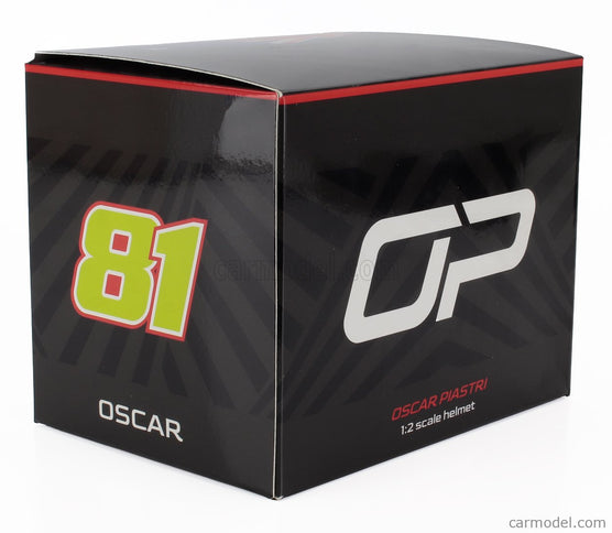 Bell Helmet Helma F1 Oscar Piastri Team Mclaren N°81 3. Miesto Monaco GP 2025 1:2 Mini Helmet oranžová biela čierna