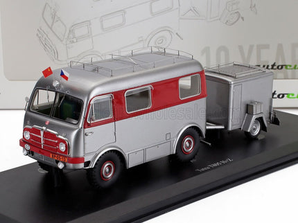 TATRA | T805 H+Z WITH TRAILER CZECH REPUBLIC 1953 - WITH USB STICK DIGITAL VERSION BOOK OF THE YEAR CATALOGUE 2025 | SILVER RED