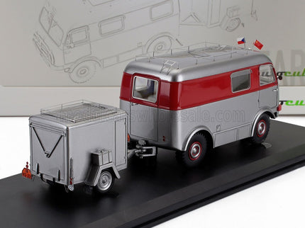 TATRA | T805 H+Z WITH TRAILER CZECH REPUBLIC 1953 - WITH USB STICK DIGITAL VERSION BOOK OF THE YEAR CATALOGUE 2025 | SILVER RED