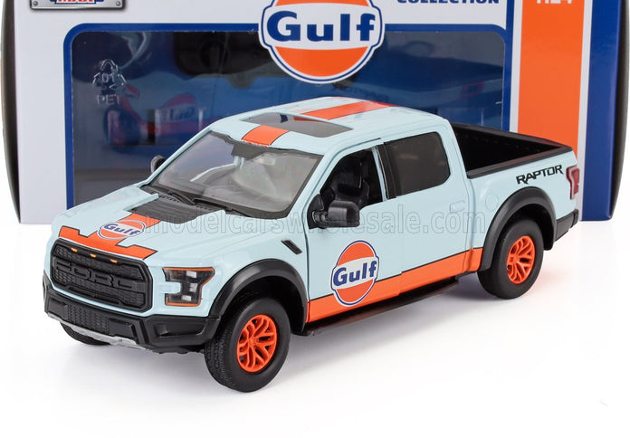 FORD USA | F-150 RAPTOR PICK-UP GULF 2017 | LIGHT BLUE ORANGE