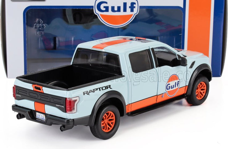 FORD USA | F-150 RAPTOR PICK-UP GULF 2017 | LIGHT BLUE ORANGE