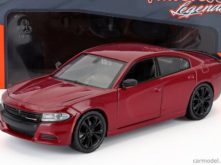 Dodge Charger Sxt 2023 1:24 Motor Max červená