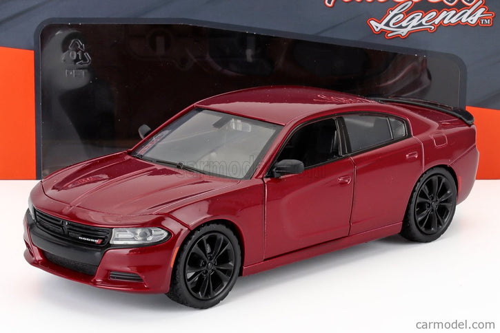 Dodge Charger Sxt 2023 1:24 Motor Max červená