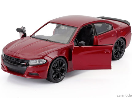 Dodge Charger Sxt 2023 1:24 Motor Max červená