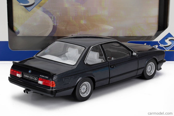 BMW 6-SERIES 635 Csi (E24) Coupe 1984 1:18 Solido Macau modrá