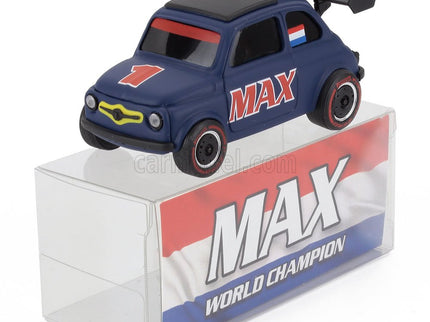 Fiat 500 Brums Livery Max N°1 Majster Sveta 2024 - F1 Kolesá 1:43 Brumm matná modrá