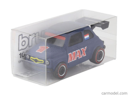 Fiat 500 Brums Livery Max N°1 Majster Sveta 2024 - F1 Kolesá 1:43 Brumm matná modrá
