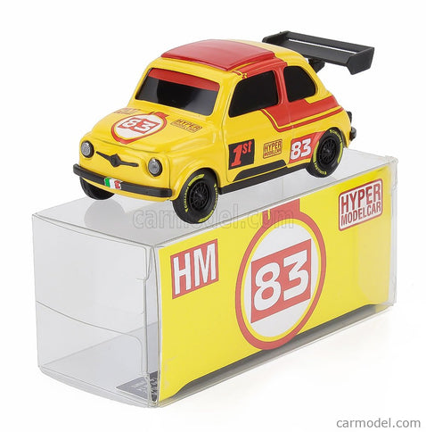 Fiat 500 Brums Livery Hyper Modelcar N°83 2025 - 24h Le Mans Kolesá 1:43 Brumm žltá červená