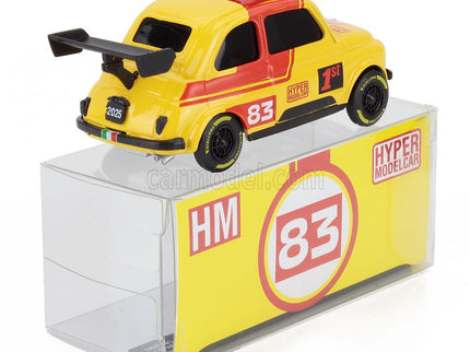 Fiat 500 Brums Livery Hyper Modelcar N°83 2025 - 24h Le Mans Kolesá 1:43 Brumm žltá červená