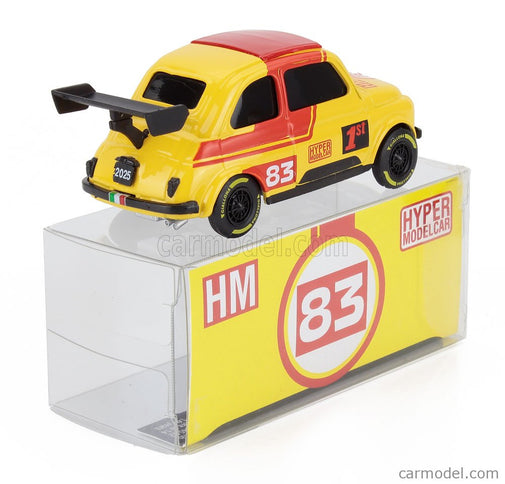 Fiat 500 Brums Livery Hyper Modelcar N°83 2025 - 24h Le Mans Kolesá 1:43 Brumm žltá červená