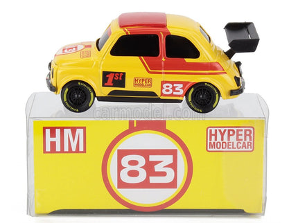 Fiat 500 Brums Livery Hyper Modelcar N°83 2025 - 24h Le Mans Kolesá 1:43 Brumm žltá červená