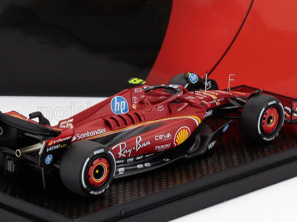 FERRARI | F1  SF-24 TEAM SCUDERIA FERRARI N 55 3rd MONACO GP 2024 CARLOS SAINZ | RED WHITE YELLOW
