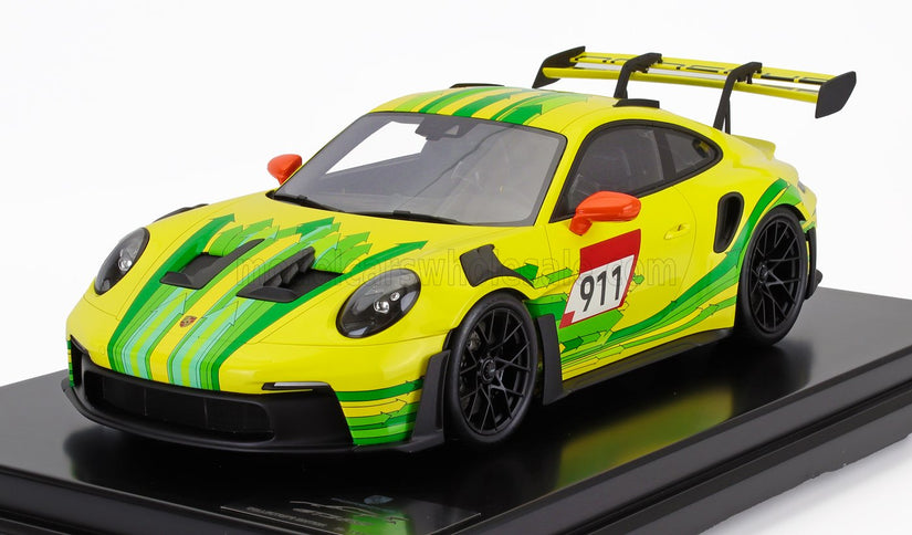 PORSCHE | 911 992 GT3 RS N 911 COUPE 2023 - CON VETRINA - WITH SHOWCASE | YELLOW GREEN