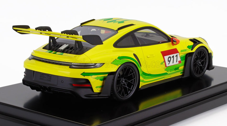 PORSCHE | 911 992 GT3 RS N 911 COUPE 2023 - CON VETRINA - WITH SHOWCASE | YELLOW GREEN