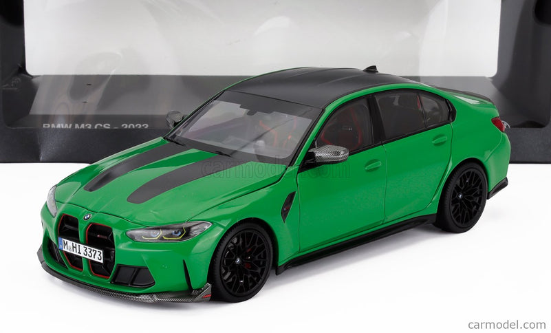 BMW 3-SERIES M3 Competition CS (G80) 2024 1:18 Minichamps zelená čierna