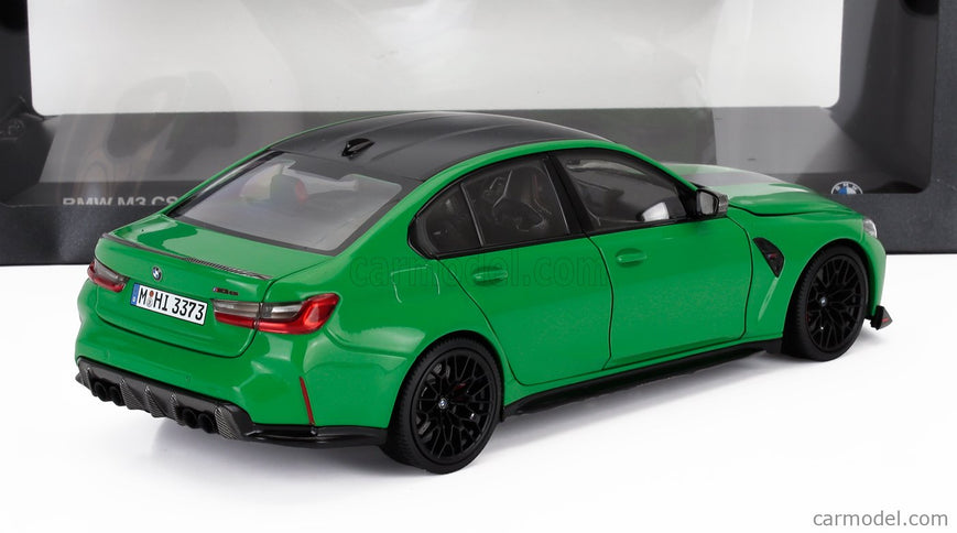 BMW 3-SERIES M3 Competition CS (G80) 2024 1:18 Minichamps zelená čierna