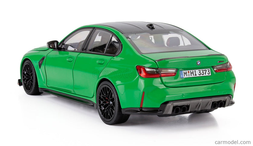 BMW 3-SERIES M3 Competition CS (G80) 2024 1:18 Minichamps zelená čierna