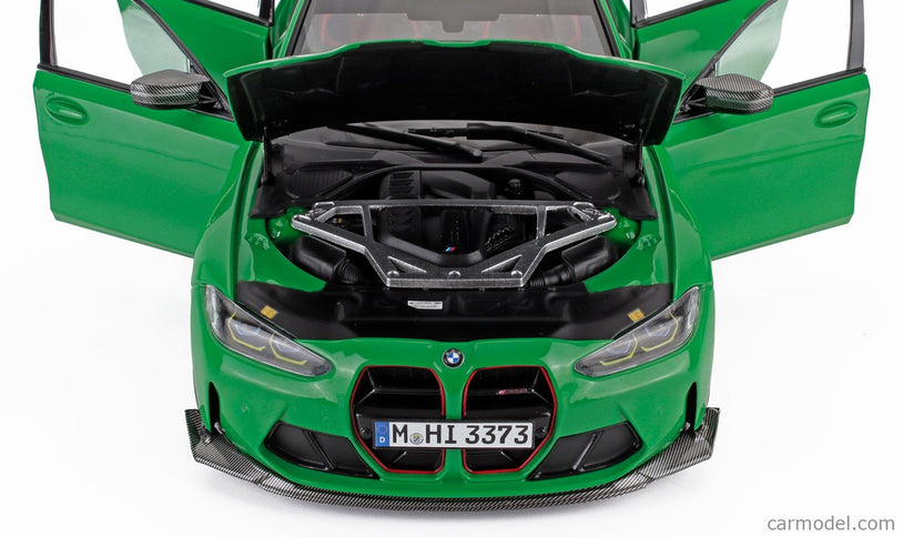 BMW 3-SERIES M3 Competition CS (G80) 2024 1:18 Minichamps zelená čierna