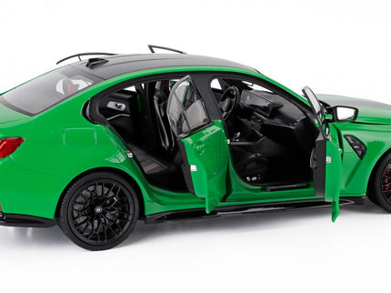 BMW 3-SERIES M3 Competition CS (G80) 2024 1:18 Minichamps zelená čierna