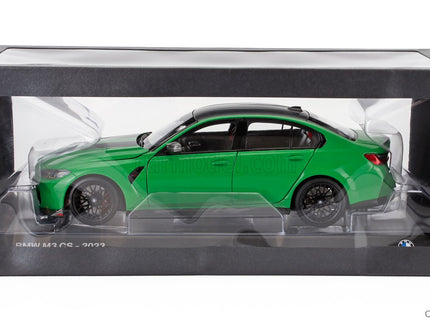 BMW 3-SERIES M3 Competition CS (G80) 2024 1:18 Minichamps zelená čierna