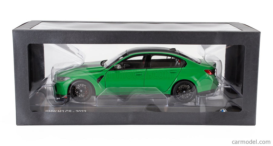 BMW 3-SERIES M3 Competition CS (G80) 2024 1:18 Minichamps zelená čierna