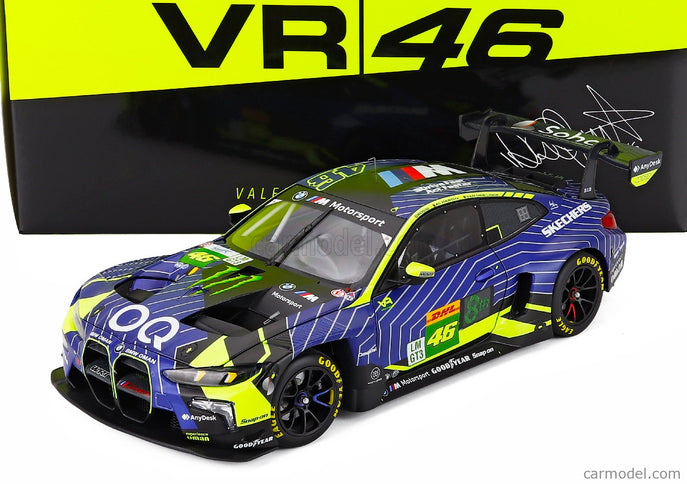 BMW 4-SERIES M4 GT3 EVO 3.0L Turbo Team Wrt N°46 1812km Qatar 2025 Valentino Rossi - Kelvin Van Der Linde - Ahmad AL Harthy 1:18 Minichamps rôzne farby