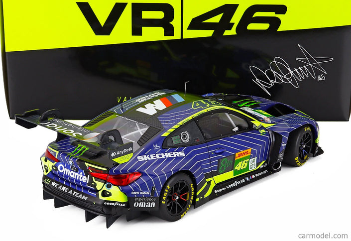 BMW 4-SERIES M4 GT3 EVO 3.0L Turbo Team Wrt N°46 1812km Qatar 2025 Valentino Rossi - Kelvin Van Der Linde - Ahmad AL Harthy 1:18 Minichamps rôzne farby