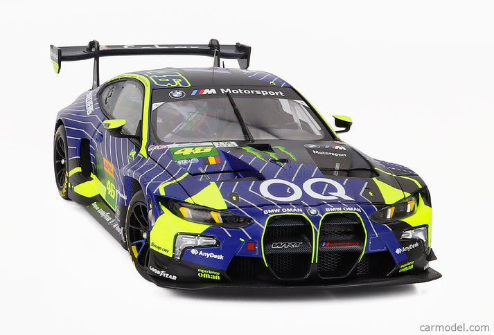 BMW 4-SERIES M4 GT3 EVO 3.0L Turbo Team Wrt N°46 1812km Qatar 2025 Valentino Rossi - Kelvin Van Der Linde - Ahmad AL Harthy 1:18 Minichamps rôzne farby