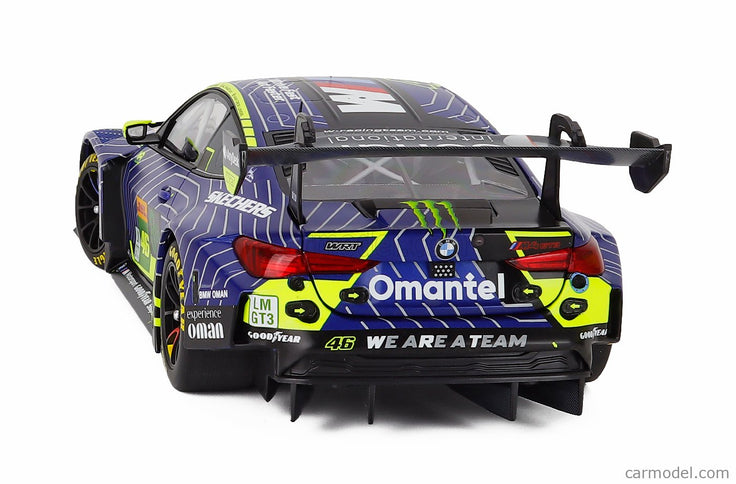BMW 4-SERIES M4 GT3 EVO 3.0L Turbo Team Wrt N°46 1812km Qatar 2025 Valentino Rossi - Kelvin Van Der Linde - Ahmad AL Harthy 1:18 Minichamps rôzne farby