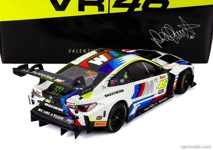 BMW 4-SERIES M4 GT3 EVO 3.0L Turbo Team Wrt N°46 2. Miesto 12h Bathurst 2025 Valentino Rossi - Raffaele Marciello - Charles Weerts 1:18 Minichamps rôzne farby