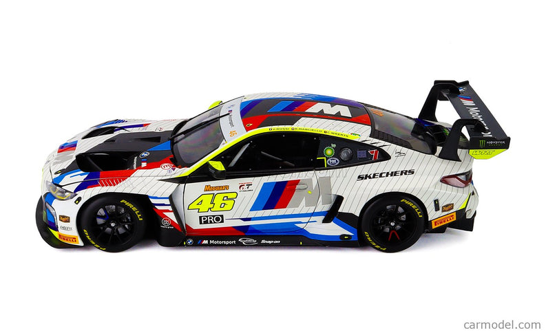 BMW 4-SERIES M4 GT3 EVO 3.0L Turbo Team Wrt N°46 2. Miesto 12h Bathurst 2025 Valentino Rossi - Raffaele Marciello - Charles Weerts 1:18 Minichamps rôzne farby