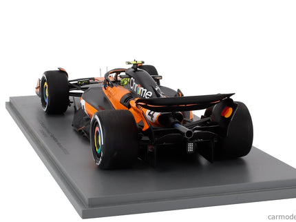 Mclaren F1 MCL39 Team Mclaren N°4 Majster Sveta Víťaz Monaco GP 2025 Lando Norris 1:18 Spark Model oranžová čierna